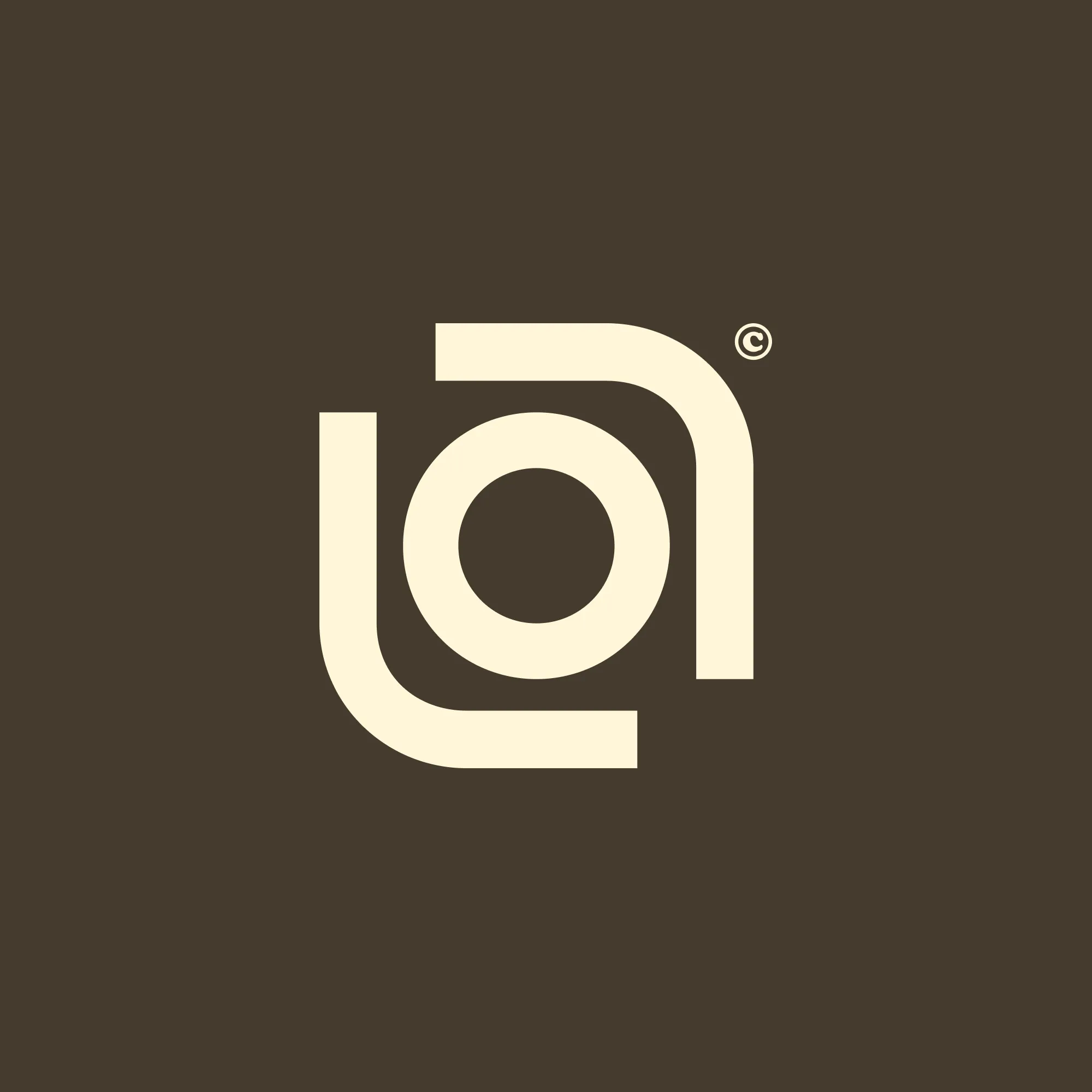 tanara logo on brown background